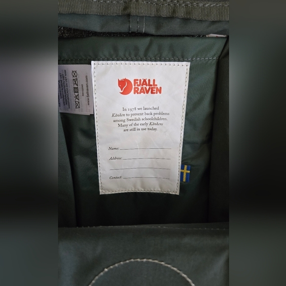 Fjallraven Kånken Gray Mini Backpack NWOT - Picture 4 of 8